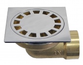 Душевой трап Санакс хром 00066, 15*15