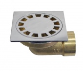 Душевой трап Санакс хром 00033, 10*10