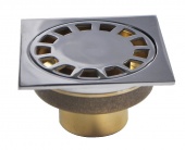 Душевой трап Санакс хром 00044, 10*10